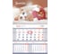 Квартальный календарь OfficeSpace Mono premium Sweet cat 1 блок на гребне, 2022 г 318385 1
