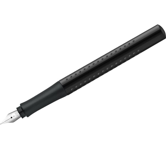 Перьевая ручка Faber-Castell Grip 2010 синяя, 0.6 мм, трехгранный, черный корпус 140818 1