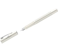 Перьевая ручка Faber-Castell Grip 2010 синяя, 0.75 мм, трехгранный, корпус кокосовое молоко 140820