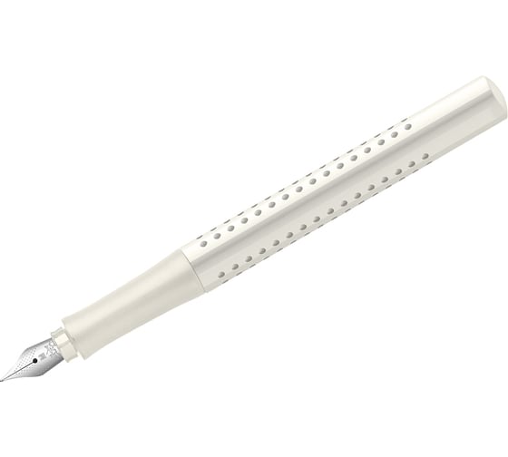 Перьевая ручка Faber-Castell Grip 2010 синяя, 0.75 мм, трехгранный, корпус кокосовое молоко 140820