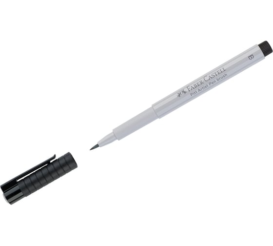 Капиллярная ручка Faber-Castell Pitt Artist Pen Brush цвет 230 холодный серый I, кистевая 167430