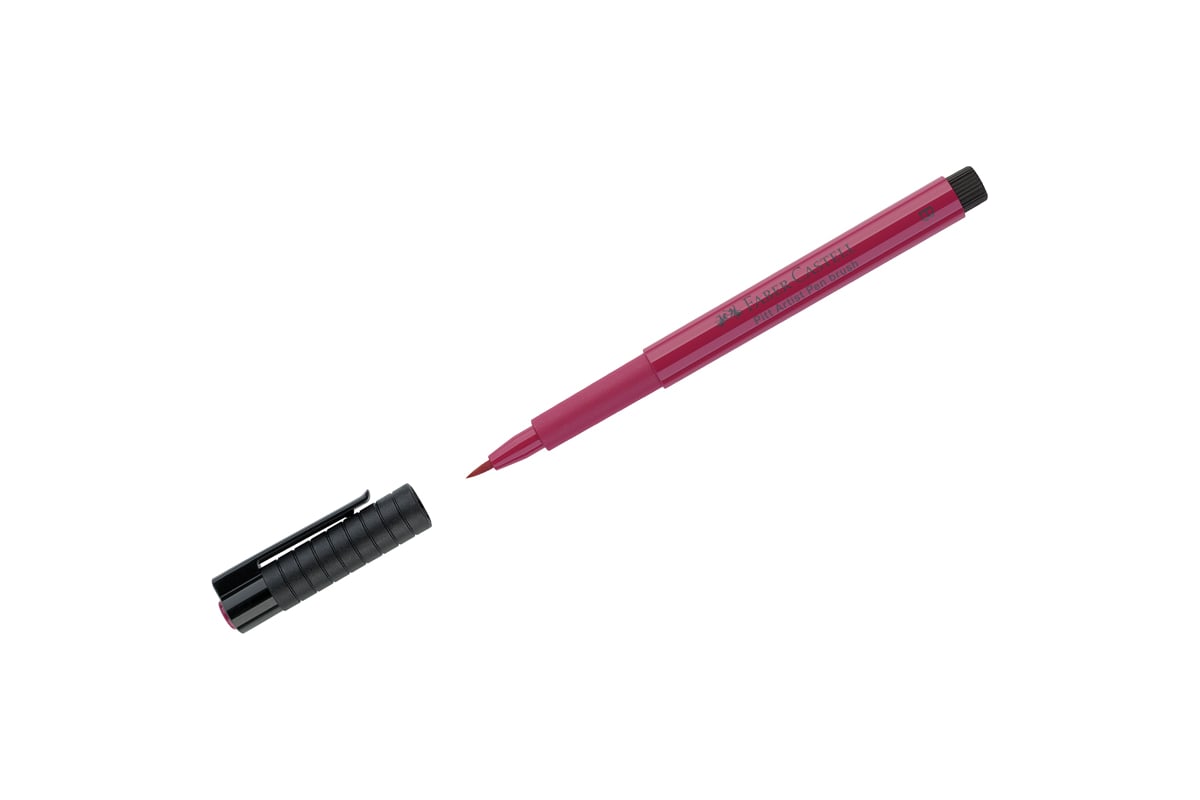 Капиллярная ручка Faber-Castell Pitt Artist Pen Brush цвет 127 розовый ...