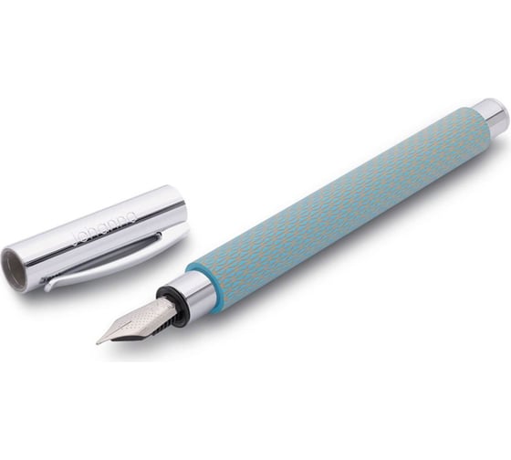 Перьевая ручка Faber-Castell Ambition OpArt 2020 Medium синяя, небесно-голубой 147000