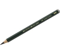 Чернографитный карандаш Faber-Castell Castell 9000 Jumbo 6B, утолщенный, заточенный 119306