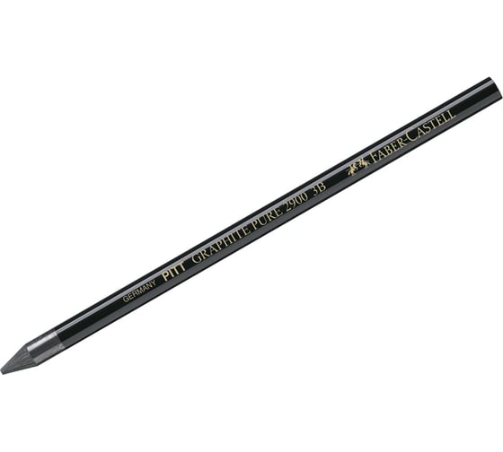 Чернографитный карандаш Faber-Castell Pitt Graphite Pure 3B, заточенный 117303 1