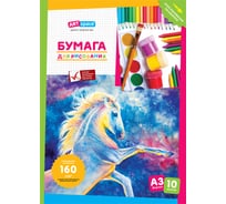 Папка для рисования ArtSpace А3, 10 листов, 160г/м2 Пр10А3_31353