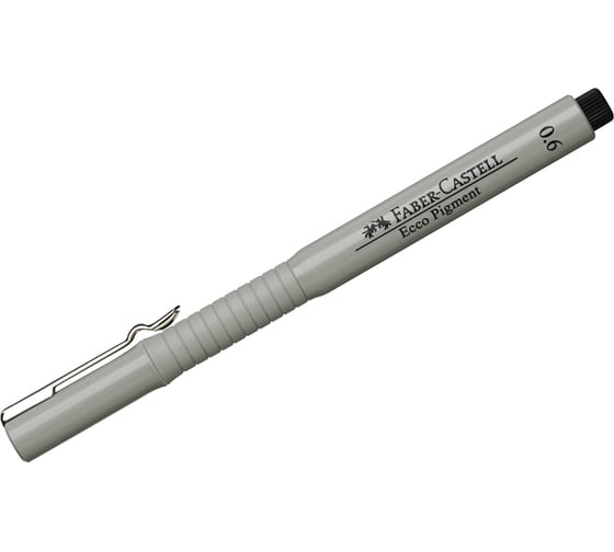 Капиллярная ручка Faber-Castell Ecco Pigment черная, 0.6 мм 166699