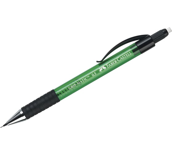 Механический карандаш Faber-Castell Grip Matic 1375 0.5 мм, с ластиком, автоподача грифеля 137563