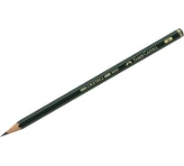 Чернографитный карандаш Faber-Castell Castell 9000 B, заточенный 119001