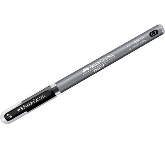 Шариковая ручка Faber-Castell Speedx черная, 0.7 мм, грип 546299
