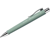 Шариковая автоматическая ручка Faber-Castell Poly Ball XB синяя, 1.4 мм, софт тач, трехгранный 241165