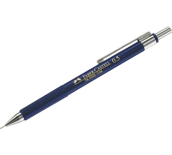 Механический карандаш Faber-Castell TK-Fine 1306 HB, 0.7 мм, синий корпус 130628 1