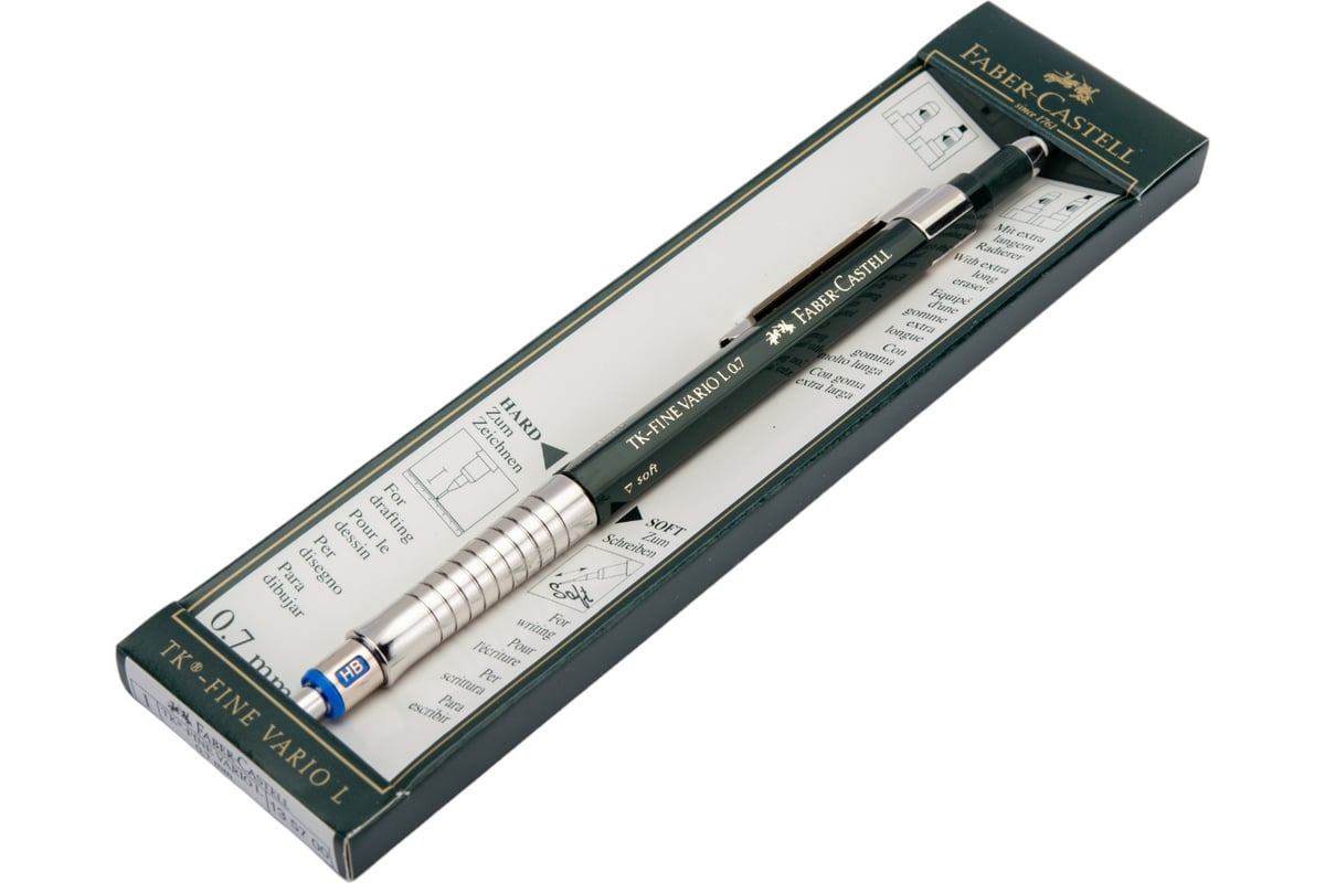 Механический карандаш Faber-Castell TK-Fine Vario L HB, 0.7 мм, с ...