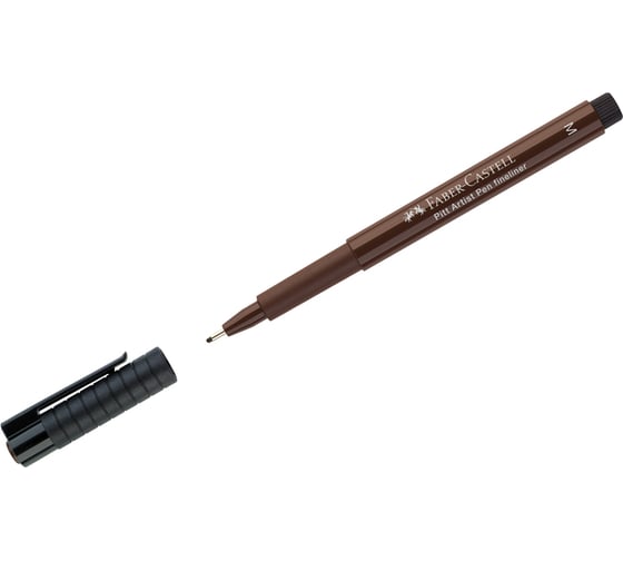 Капиллярная ручка Faber-Castell Pitt Artist Pen Fineliner M цвет 175 темная сепия, 0.7 мм 167375