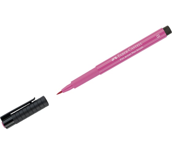 Капиллярная ручка Faber-Castell Pitt Artist Pen Brush цвет 129 розовый, кистевая 167429 1
