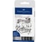 Набор капиллярных ручек Faber-Castell Pitt Artist Pen Lettering 7 шт+карандаш+точилка 267118 1