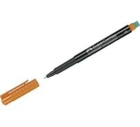 Перманентный маркер Faber-Castell Multimark permanent F, оранжевый, пулевидный, 0.6 мм, с ластиком 151315
