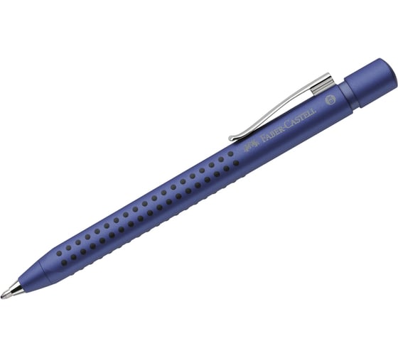 Шариковая автоматическая ручка Faber-Castell Grip 2011 синяя, 1.2 мм, трехгранный 144153
