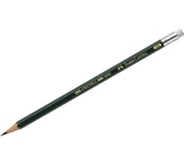 Чернографитный карандаш Faber-Castell Castell 9000 HB, с ластиком, заточенный 119200