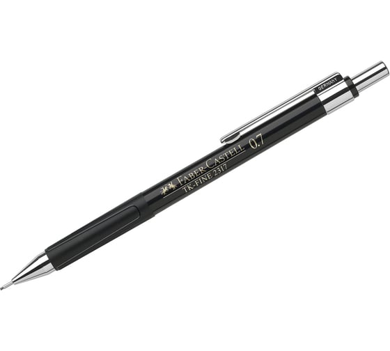Механический карандаш Faber-Castell TK-Fine 2317 HB, 0.7 мм, черный корпус 231799 1