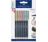 Набор маркеров для декорирования Faber-Castell "Metallics" 06 цв., металлик, пулевидный, 1,5мм, блистер, 160706 1