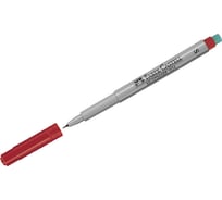 Неперманентный маркер для глянцевых поверхностей Faber-Castell Multimark non permanent S, игольчатый, 0.4 мм, с ластиком 152421