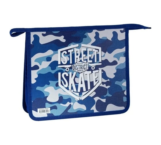 Папка для тетрадей ArtSpace Street 2 отделения, А5, пластик/картон, на молнии ПТ-Р215_29569 1