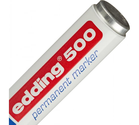 Перманентный маркер Edding 500/10 голубой, 2-7 мм, скошенный наконечник 1183222
