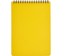 Блокнот Attache Bright colours A5, 60 листов, желтый, в клетку, на спирали, 148x215 мм 1368112