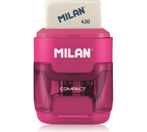 Ластик-точилка Milan Compact в ассортименте 1032916