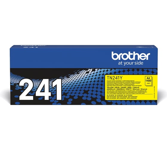 Тонер-картридж Brother для HL-3140CW, HL-3170CDW, DCP9020CW, MFC-9330CDW жёлтый TN241Y