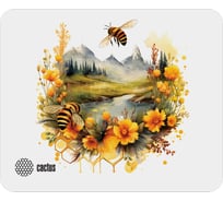 Коврик для мыши CACTUS Honeybee 220x180x2 мм CS-MP-P09XS 2075298