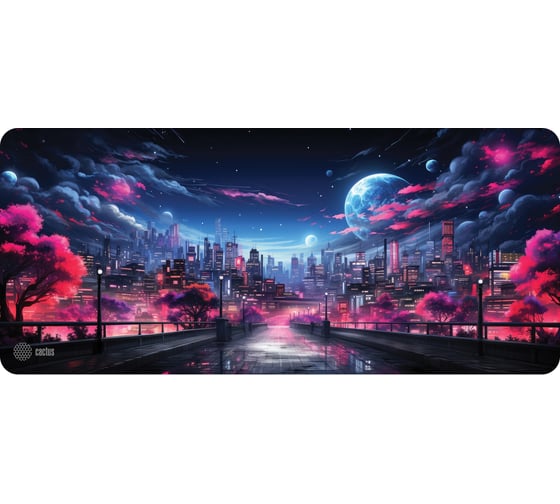 Коврик для мыши CACTUS Fantasy space 900x400x3 мм CS-MP-PRO14XXL 2075309 1
