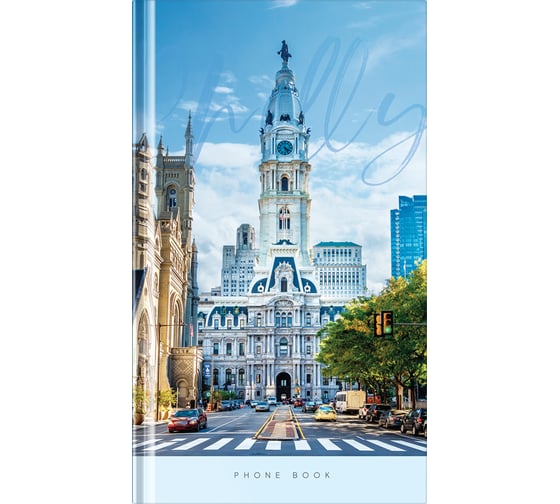 Телефонная книга OfficeSpace Города City Hall А5, 80 листов, 7БЦ, выборочный уф-лак Тк80т_39170 1