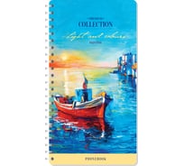 Телефонная книга OfficeSpace Пейзаж Винтаж А5, 80 листов, на гребне, с высечкой Тк80г_25350