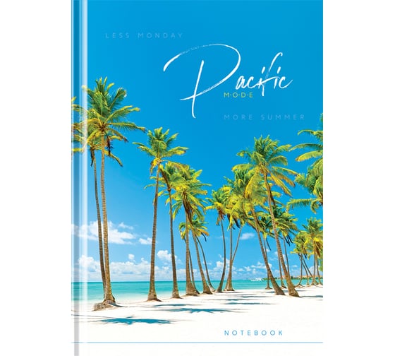 Бизнес-блокнот OfficeSpace Путешествия Pacific mode А5, 80 листов, глянцевая ламинация ББ5т80_34092