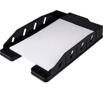 Горизонтальный лоток Prof-Press ОФИС черный, 62х340х250 мм ЛК-5128