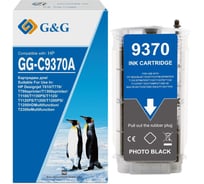 Картридж струйный G&G GG-C9370A фото черный 130 мл для HP HP Designjet T610, T770, T790eprinter, T1 1861499