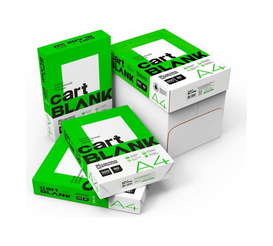 Бумага офисная ОФИСМАГ А4, 80 г/м2, 500 л, марка С, CARTBLANK, Россия, 146 % (CIE) 114744