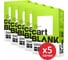 Бумага для принтера ОФИСМАГ CARTBLANK А4, КОМПЛЕКТ 5 пачек по 500 л, 80 г/м2, 880778 1