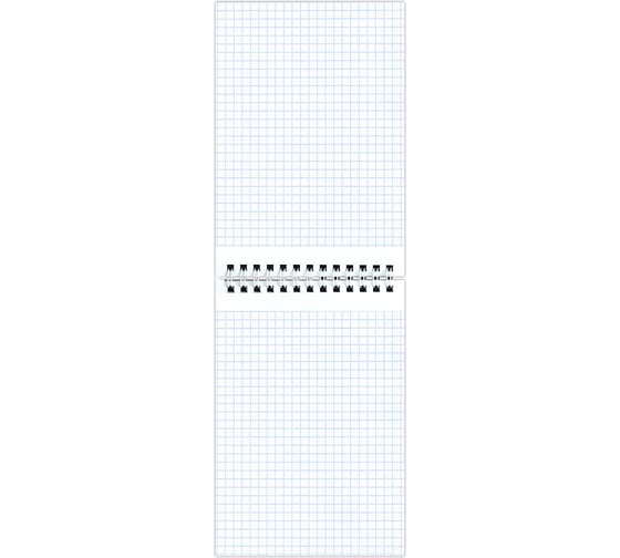 Блокнот ОФИСМАГ МАЛЫЙ ФОРМАТ А6 108x146 мм, 48 л, гребень, картон, клетка, синий, 129870