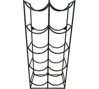 Подставка для 10 бутылок с водой Metall78.ru 19 л бутылочница цвет черный ПДБ10-9005