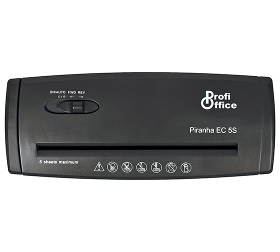 Уничтожитель документов ProfiOffice Piranha EC5S, фрагмент 6.8 мм 91944