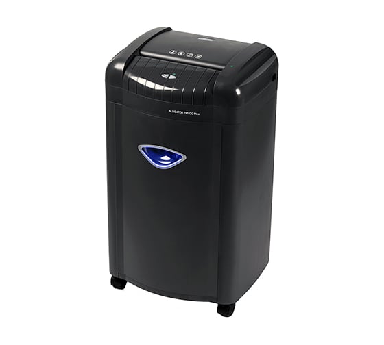 Уничтожитель ProfiOffice Alligator 705CC+, 4 уровень секретности, 2х5 мм, 5 листов, корзина 26 литров, скрепки 91921 1