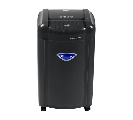 Уничтожитель ProfiOffice Alligator 705CC+, 4 уровень секретности, 2х5 мм, 5 листов, корзина 26 литров, скрепки 91921