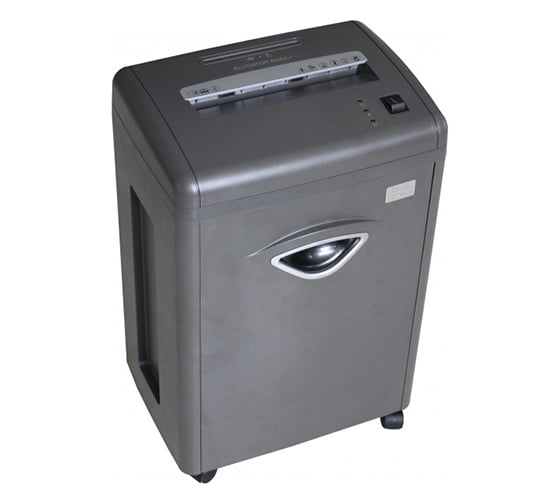 Уничтожитель ProfiOffice Alligator 411CC+, 3 уровень секретности, 4х50 мм, 11 листов, корзина 22 литра, CD, карты 91949 1
