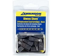 Грифели для карандаша Swanson Always Sharp чёрные, в упаковке CPLBLK