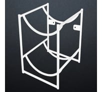 Подставка для 2 бутылок с водой Metall78.ru 19 л бутылочница цвет белый ПДБ2-9003