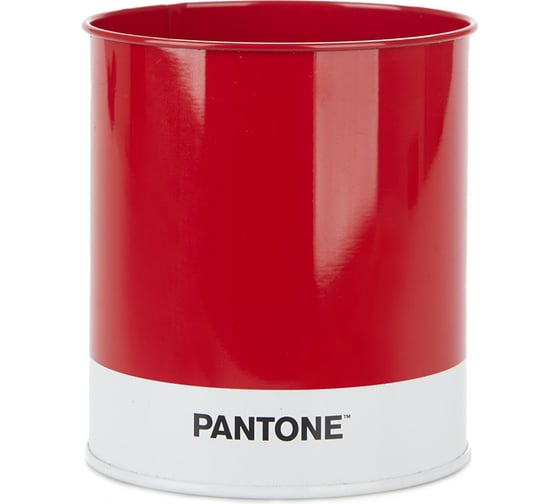 Подставка для канцелярских принадлежностей Balvi Pantone красная 27382