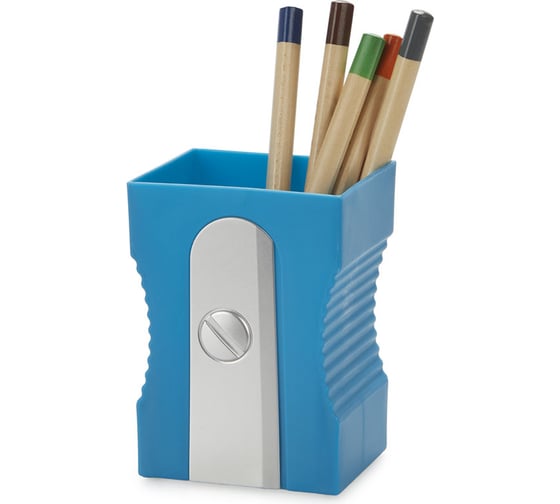 Подставка для канцелярских принадлежностей Balvi Sharpener синяя 27416